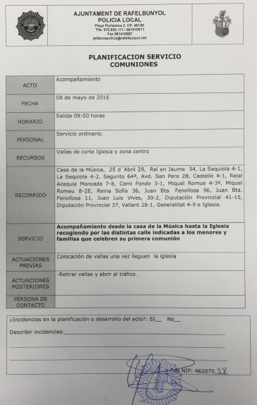 Aquest diumenge es celebraran les comunions al municipi amb la planificació següent: