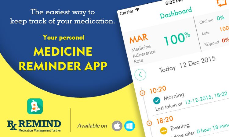 rxremindme's tweet photo. Try out the new medicine adherence tool. Your personal medicine reminder.  https://t.co/MYJCaLGYvb https://t.co/OdrglaggIe