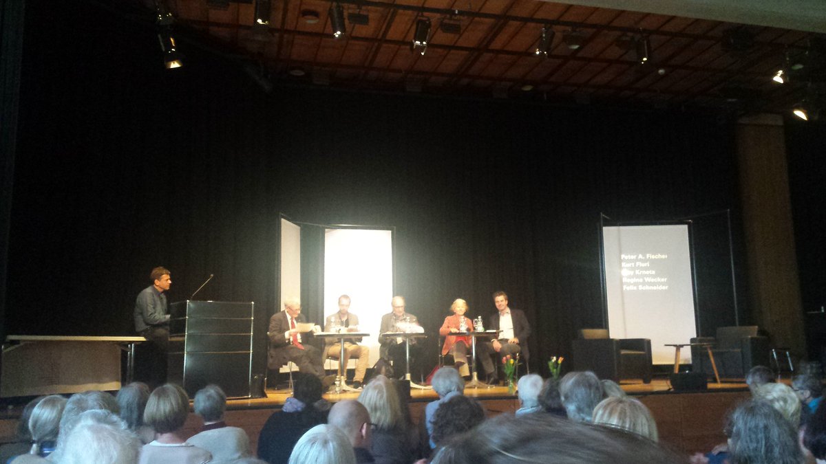 Liberalismus-Podium - die Verbindung zu den Literaturtagen blieb schleierhaft. #SoLit16 #SolothurnerLiteraturtage