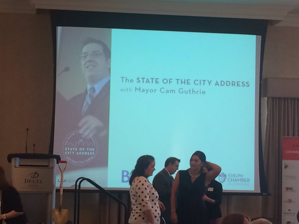 Looking forward to hearing from @CamGuthrie at State of the City this morning! #AskMayorCam #guelph https://t.co/JrboxIpIuf