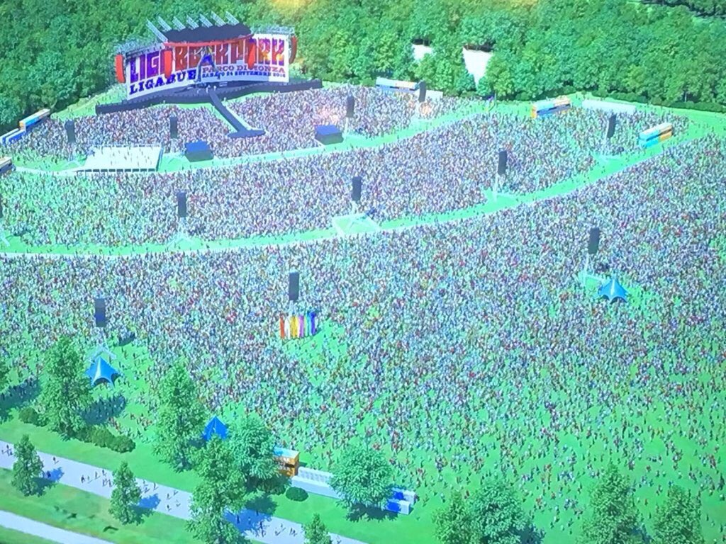 <a href="/ligabue/">Luciano Ligabue</a> "volevo un concerto in piano" Ecco il render di quello che sarà il #LigaRockPark #VillaRealeMonza 24.09.16