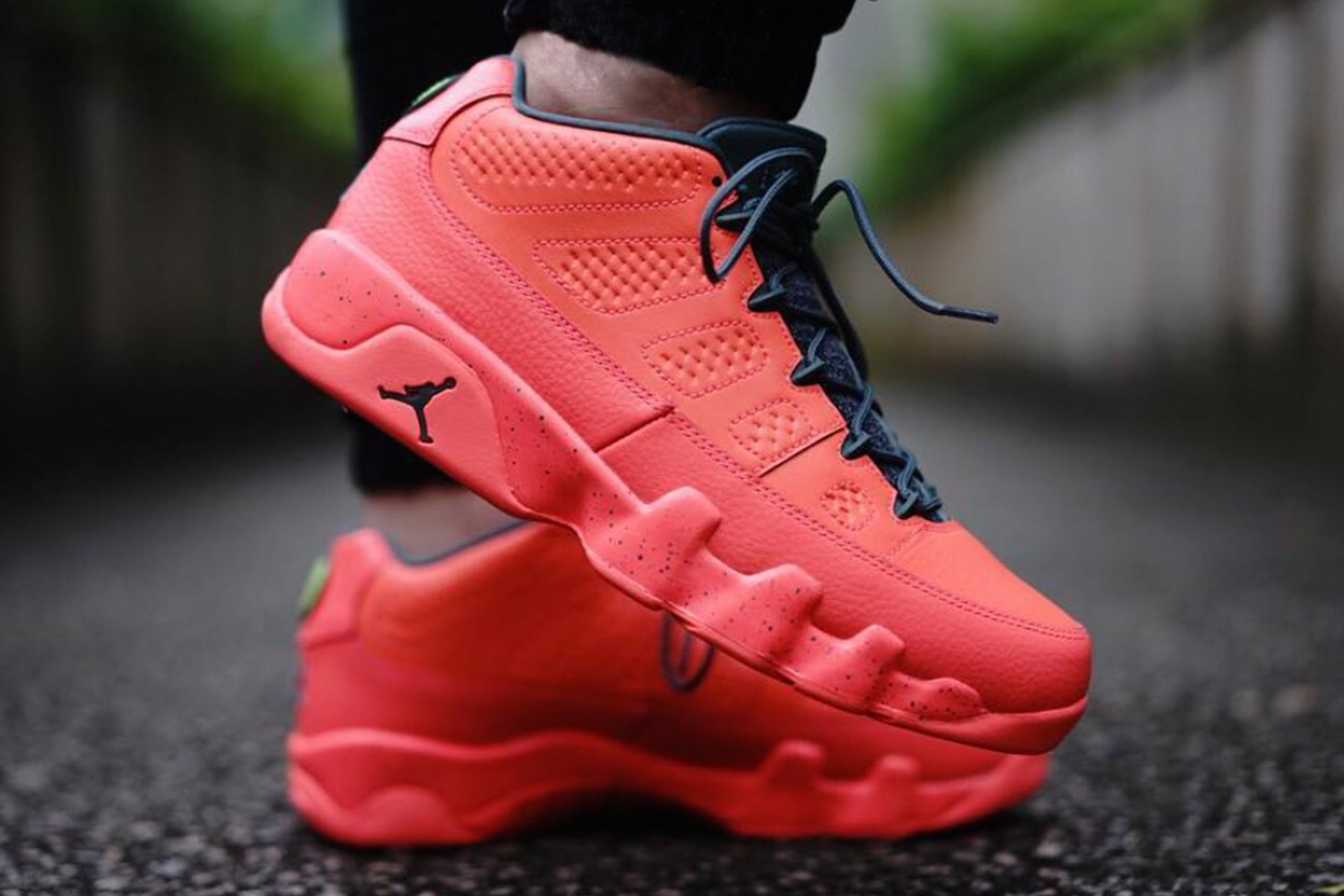 Air jordan 9 low bright mango best sale