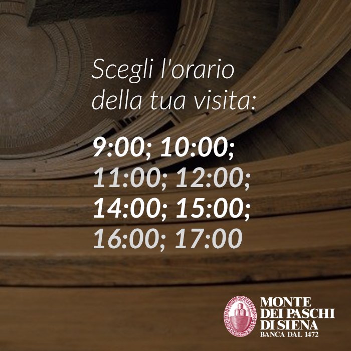 Banca_MPS's tweet photo. Venite a scoprire i tesori di #BancaMps mercoledì 18 maggio. Iscrivetevi gratuitamente qui: https://t.co/Brdd4k7n99 https://t.co/3MuOtBkQGV