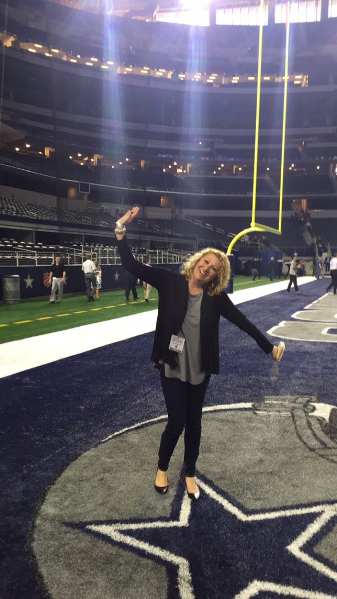 On the field at AT&amp;T Cowboys Stadium. Thanks G&amp;W Electric for a great evening. #IEEE2016