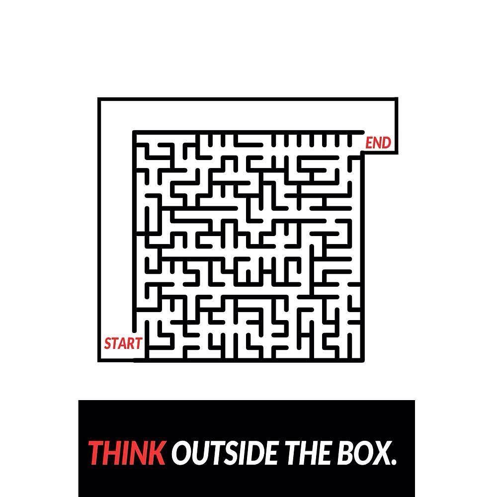 IamPosterGuy's tweet photo. Think outside the box. The same old ways are boring. Be #different #startup #motivation #i… https://t.co/7p71OQglnP https://t.co/3QR7y1KVJS
