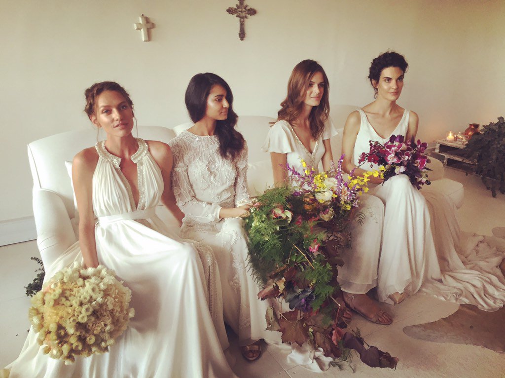 Spent a stunning afternoon learning the creative craft behind beautiful <a href="/Boandluca/">Bo & Luca</a> bridal gowns. #BoandLucaSalonShow