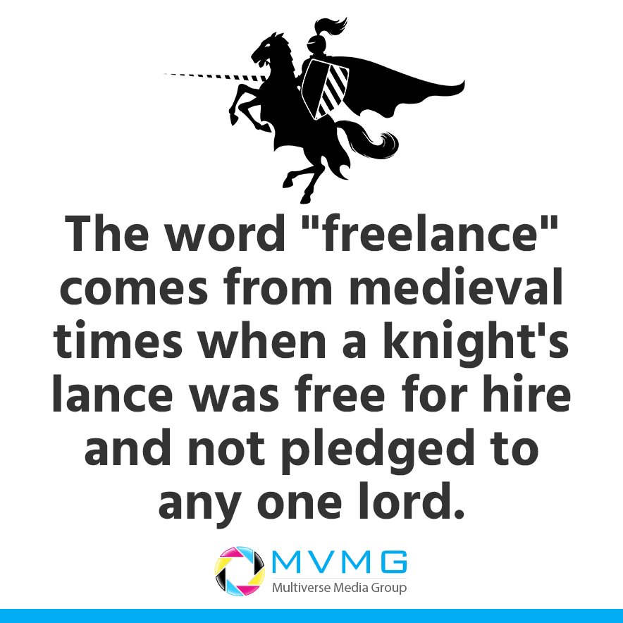 TeamMultiverse's tweet photo. At Multiverse Media Group, our lance is always free for hire! #MVMG #TeamMultiverse #freelance #funfactfriday https://t.co/hx33anhjpL