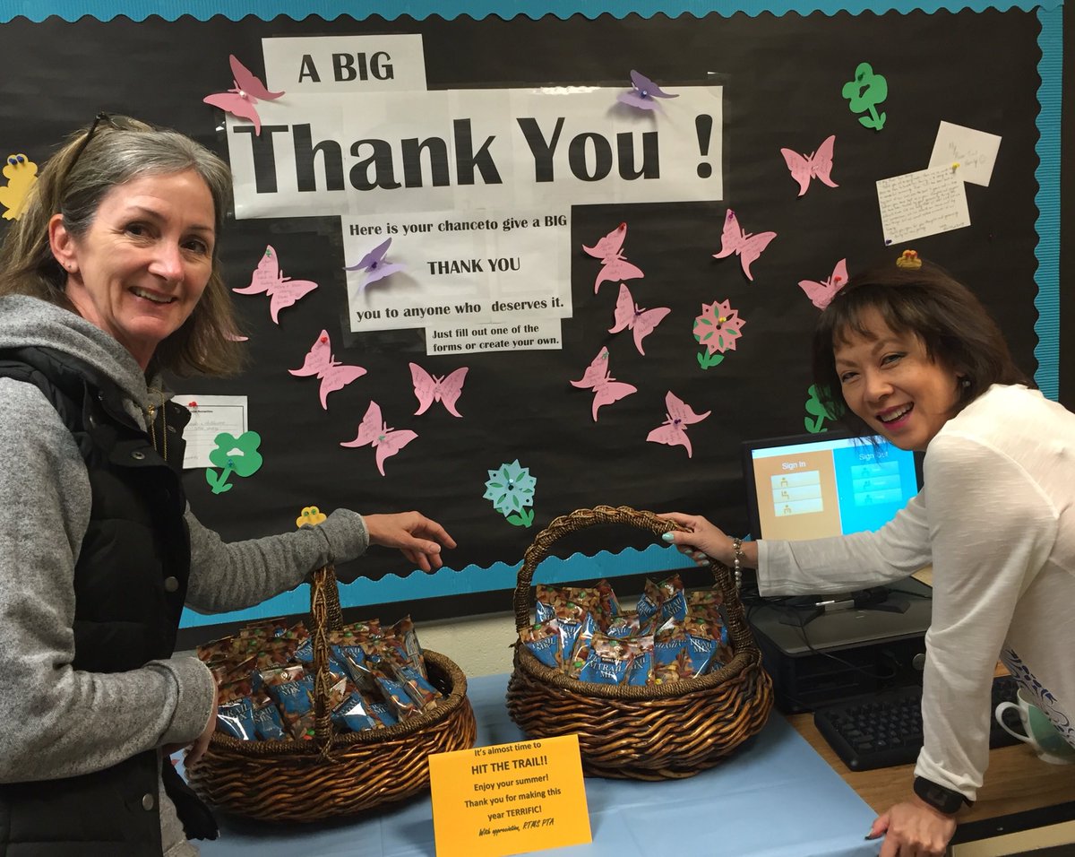 A BIG THANK YOU for a fantastic year! #bestteachersever #bestschoolever #wolfpride