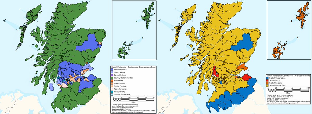 CACI_LocStrat's tweet image. With today's #ScottishElection2016 results, this Friday's #StatDrop shows all parties appeal across Acorn Groups
