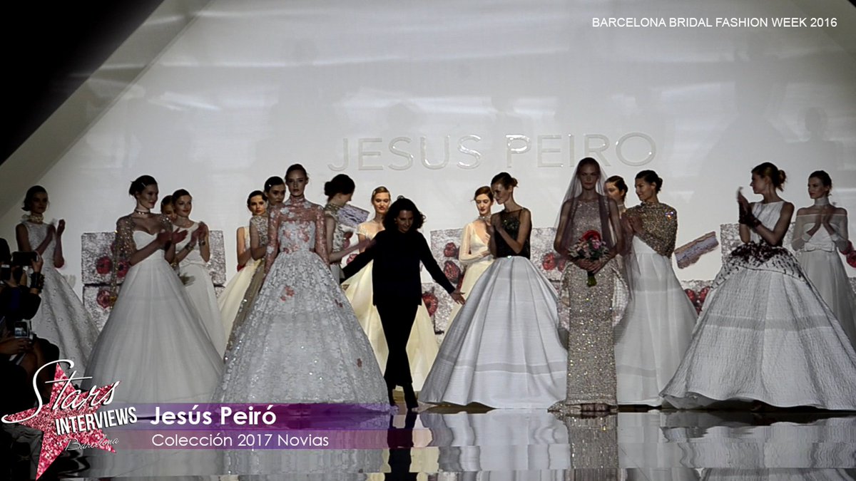TVSTARSBCN's tweet photo. .@J_Peiro espectacular desfile en  @BCNbridalweek  vídeo @LeoFotografobcn del carrusel !!!  https://t.co/rco7zvMvA2 https://t.co/3ULCr63j5o