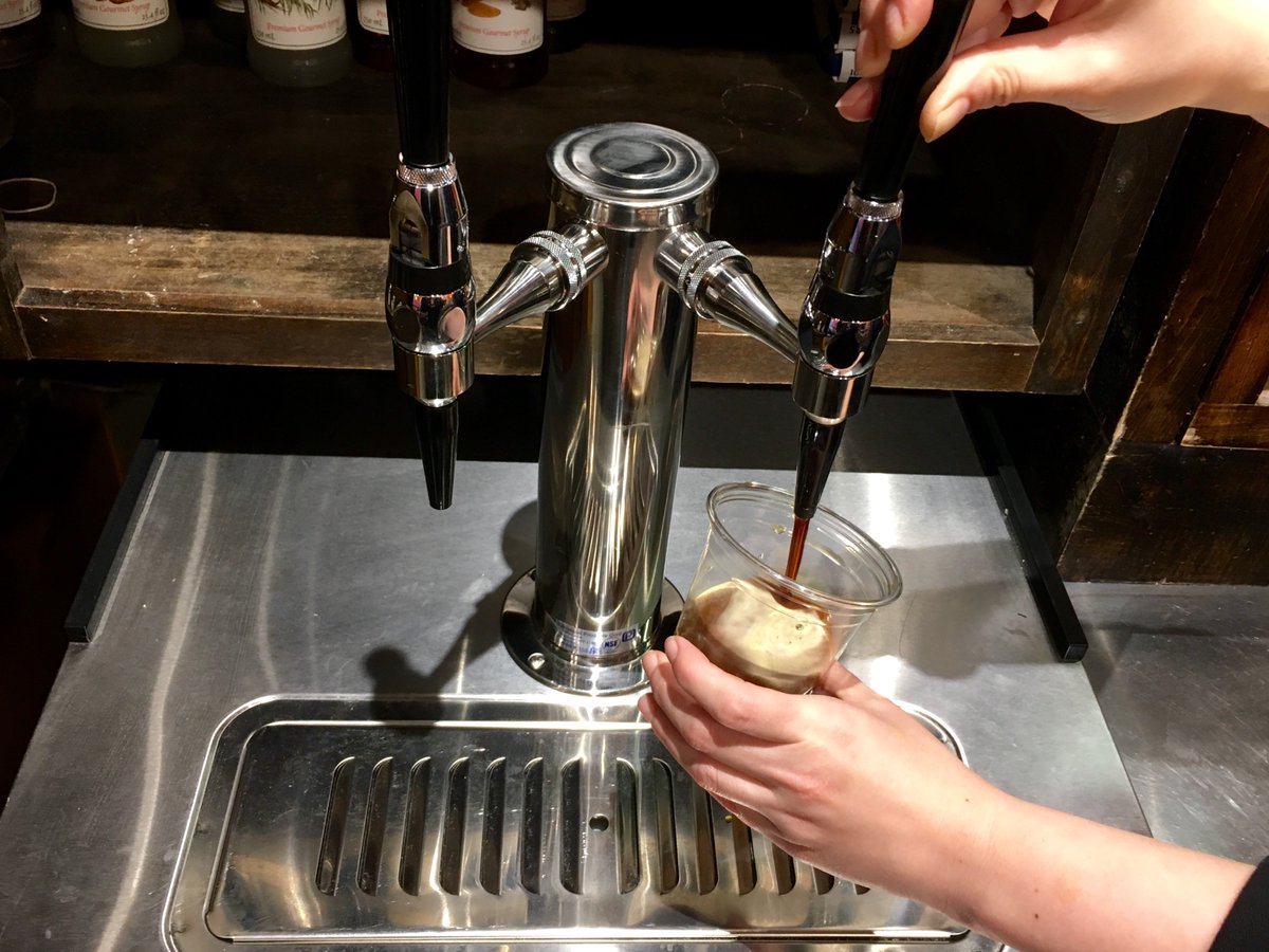 SimonsCoffee1's tweet photo. New today- San Juan Alotenango Guatemalan cold brew on tap! Creamy, mellow, and delicious. https://t.co/c37Ga3ZaeG