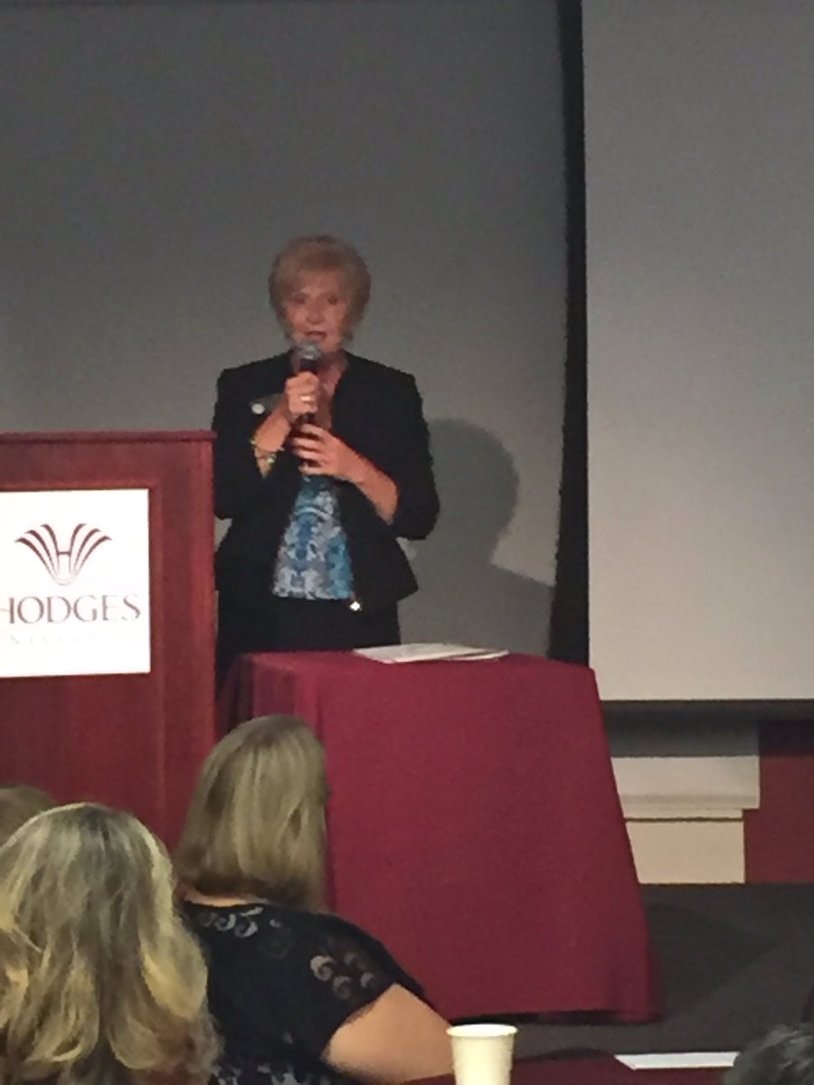 Mary Fischer introducing the Susan Shoemaker Scholarship Recipients <a href="/LeeSchools/">School District of Lee County</a> <a href="/maryleeschbd/">Mary Fischer</a>