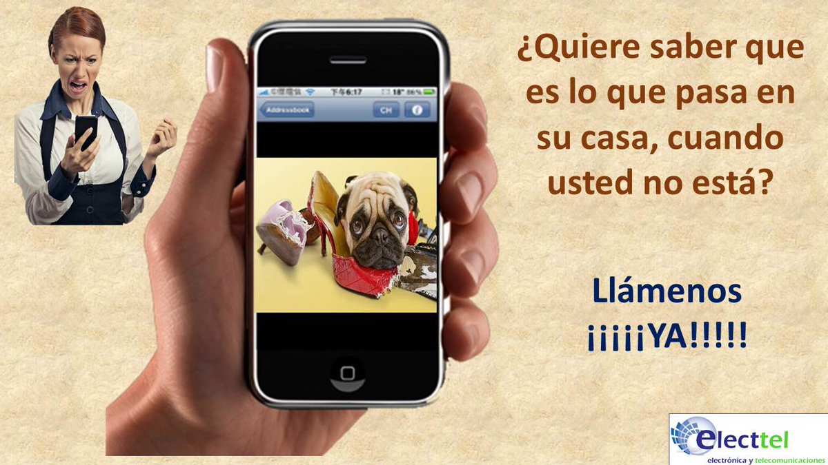 electtel's tweet photo. Mire lo que pasa en su hogar u oficina, cuando no esta #electtel #telecomunicaciones https://t.co/n9vNG2fsFx