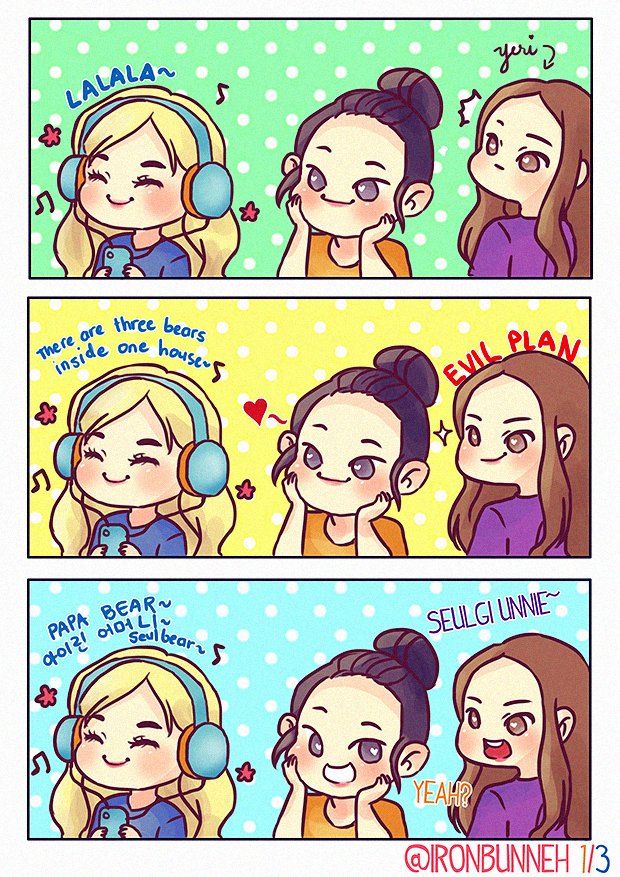 WenSeul Comic 10: Lying Bear ft. Satan  #2 Yeri~~HAHAHAHAbye <33
