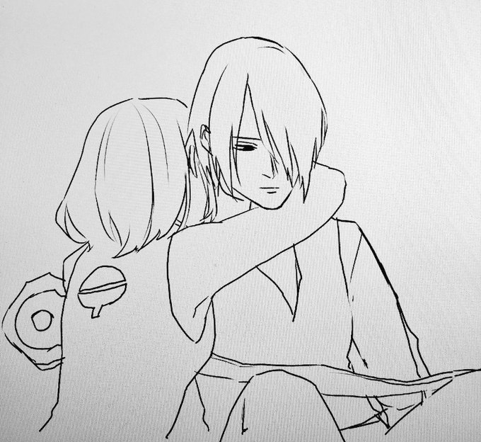 サクラを甘やかすサスケも好きだなあ 