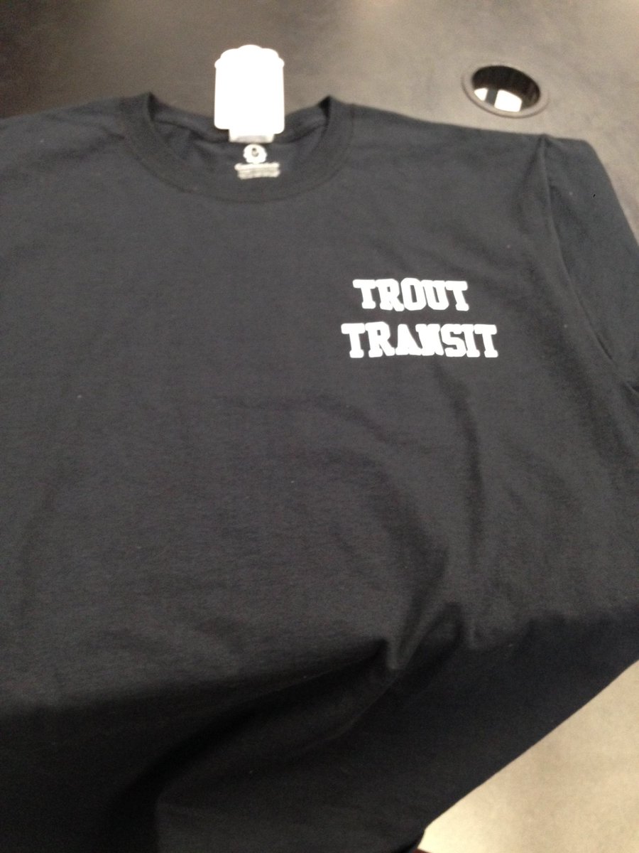trouttransit's tweet photo. What our shirt design is! https://t.co/DTCx83TroJ