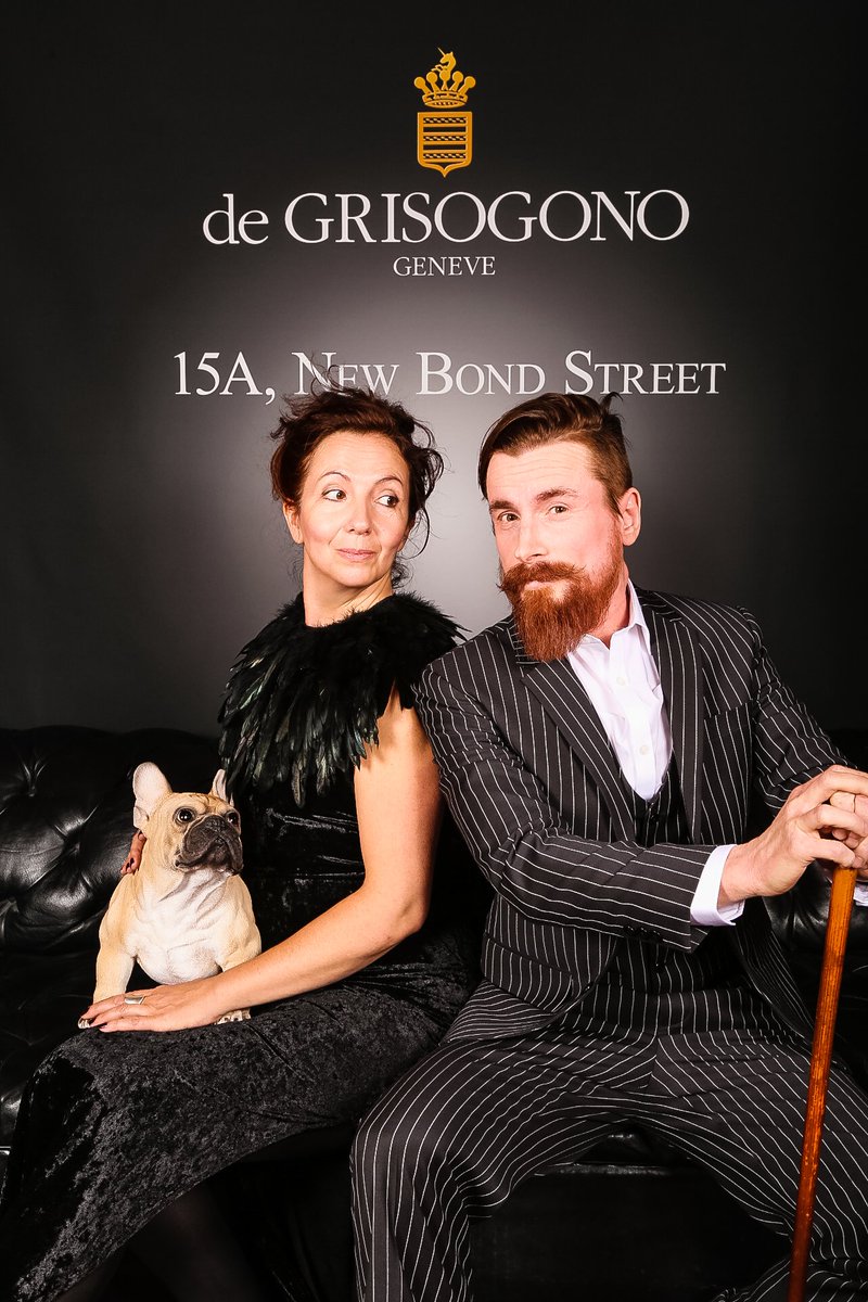 Did a very glamorous event at Annabel's - we even brushed our hair! #PopUpPhotoParlour