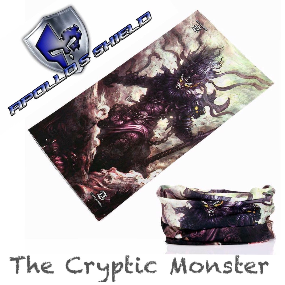 Check out this buff design! The Cryptic Monster. Only at #apollosshield