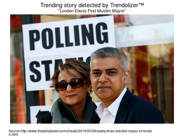 Trendolizer's tweet image. #London Elects #FirstMuslim #Mayor #SaqidKhan trendolizer.com/2016/05/london…