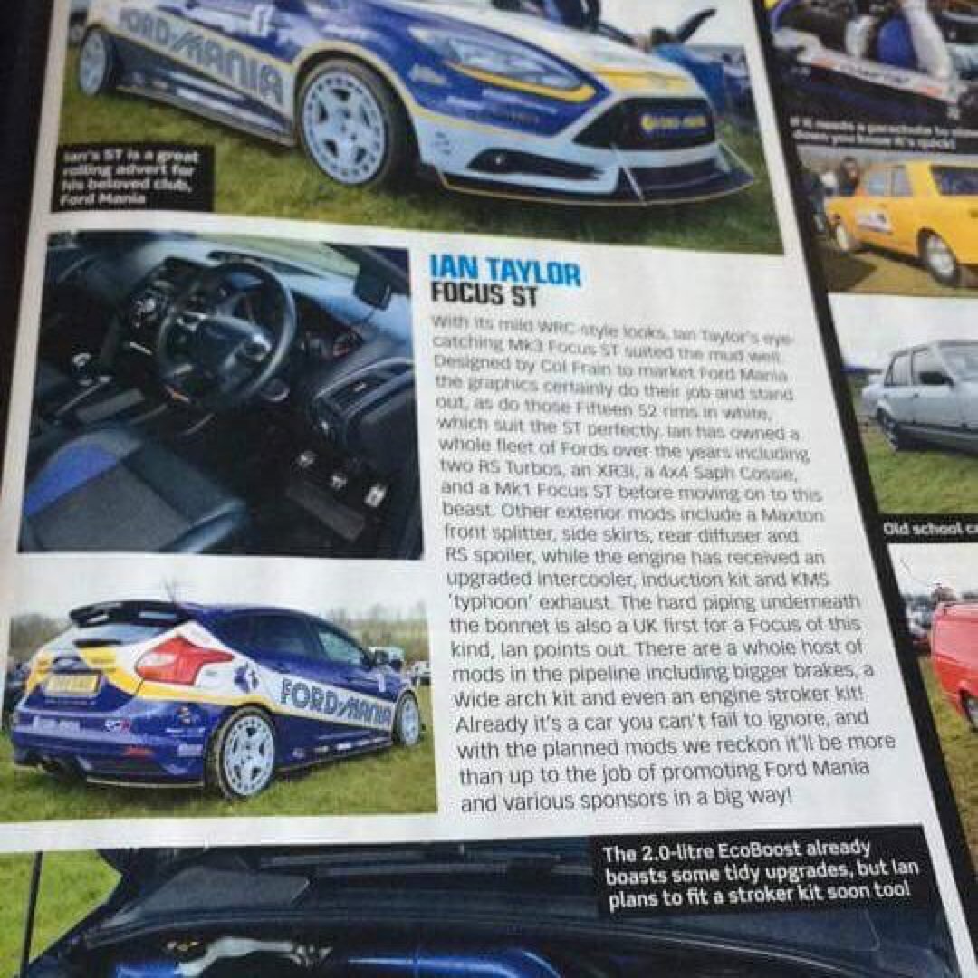 HeritageFord3's tweet photo. @fordmania.uk Car got featured in Fast Ford magazine
#rsdirect #fifteen52 #heritageford #hothatch #fordmania https://t.co/C8z9RWkXwi