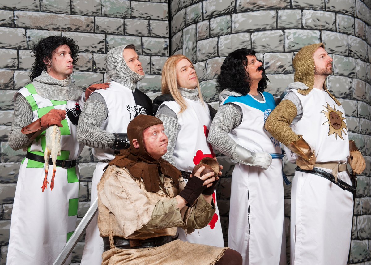 Opening night of Spamalot!!! Tickets going fast, call the McPherson @ 250-386-6121 for tickets. #yyjarts