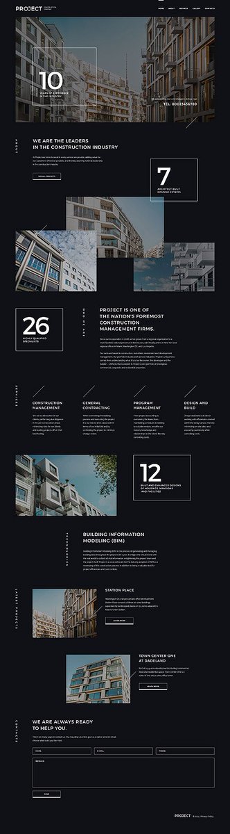InAModernWorld's tweet photo. Project Construction Company #Website Template. #InAModernWorld 👉 https://t.co/YdhigmtYO0 https://t.co/bLPJHY5f4m