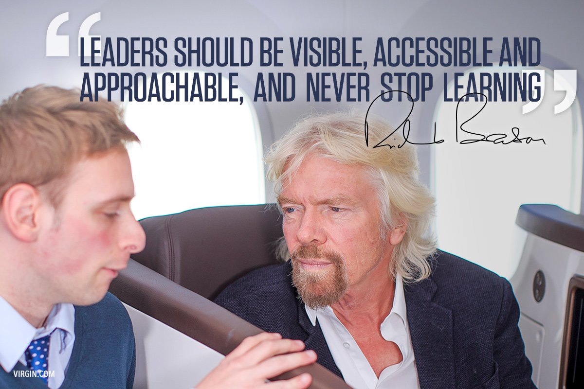 richardbranson's tweet image. Leaders never stop learning: virg.in/DAJtw
