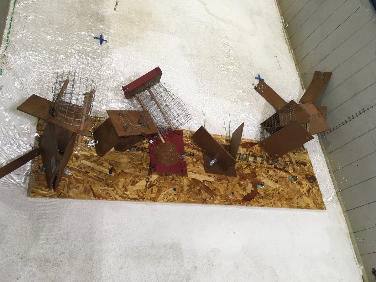 nilsgoseberg's tweet image. Before/After: Highschool students testing their design skills during #FlumeFriday #tsunami challenge @uOttawaGenie