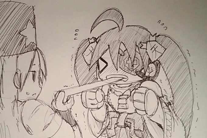 日付が変わってしまいましたが、ゴムをくわえたカンナちゃん描きました。
#ゴムの日 