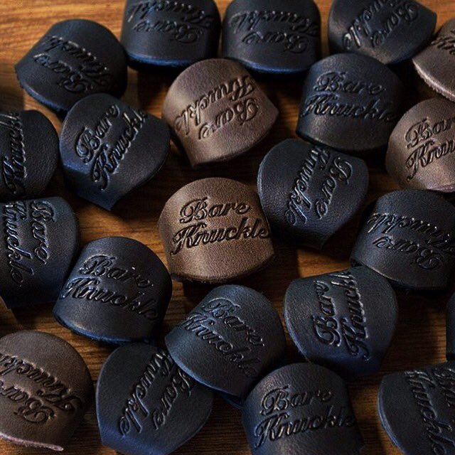 BKPickups's tweet photo. Great shot of our leather cuffs in their infancy from @aheistercamp! #handmade #guitar #accessory https://t.co/HWPfCFN5f8