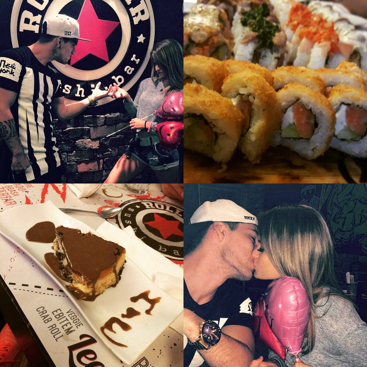 ikeparodicosta's tweet photo. Ayer con mi reina @mikkielias  en un dia especial pero comun en @rollstarsushi . Te quiero mucho linda 😘😘😘. https://t.co/JmBGnIfLWF