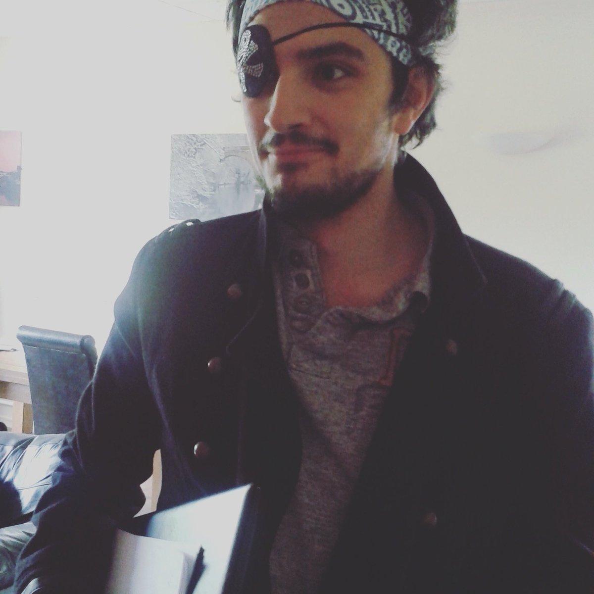 JBC_MCR's tweet photo. Ra'ad went full pirate. https://t.co/6u1aU2bNyZ