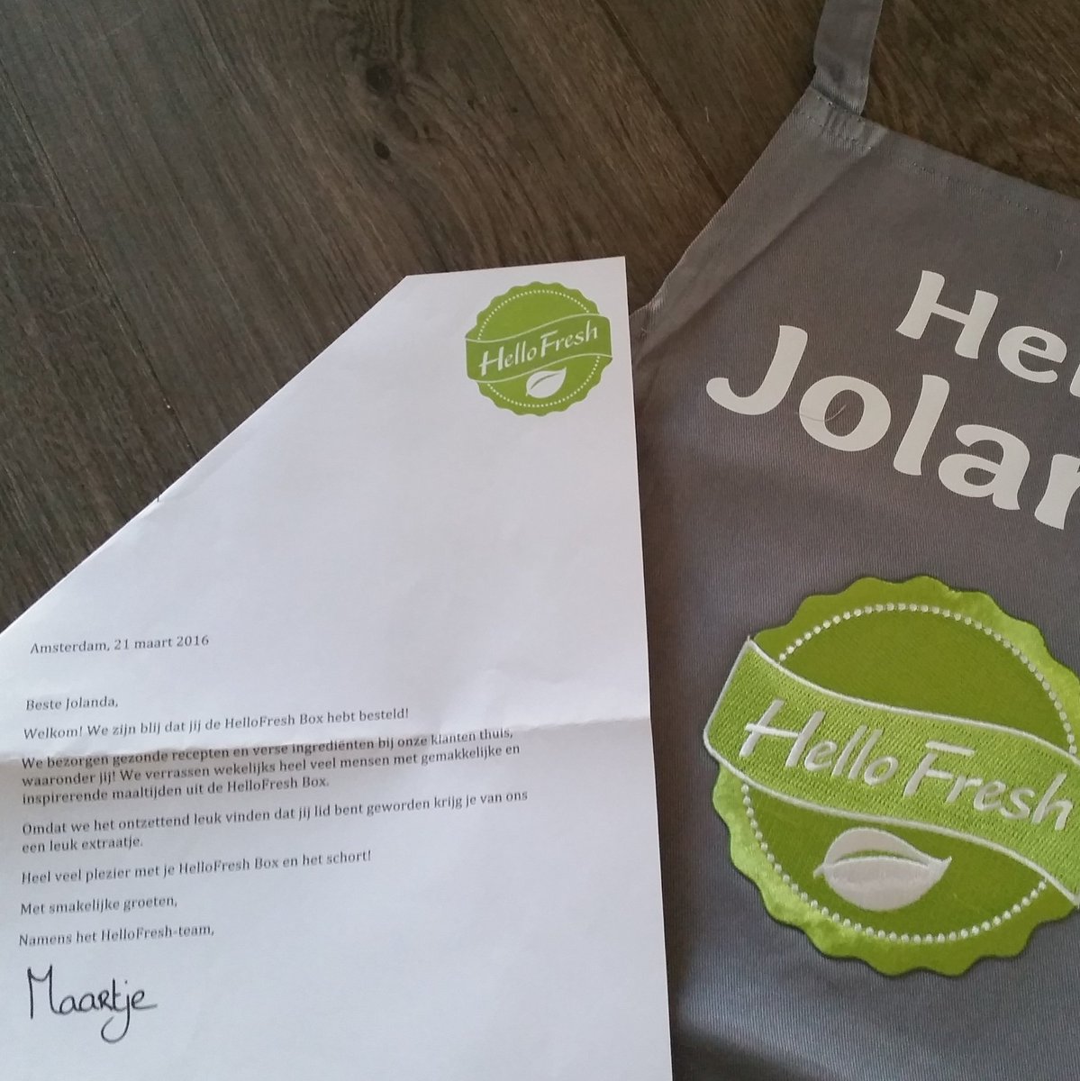 Wat ontzettend leuk van <a href="/HelloFreshNL/">HelloFresh NL</a>....!! Vooral als je al ruim 2 jaar lid bent....😉