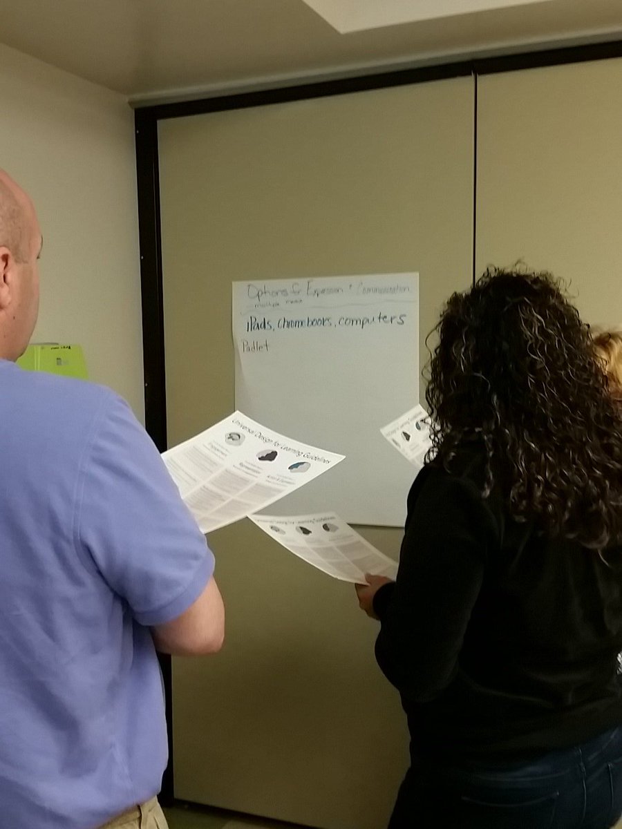 sradford214's tweet photo. #VCSUDL working on the UDL Guidelines! https://t.co/fga2J8Suzl