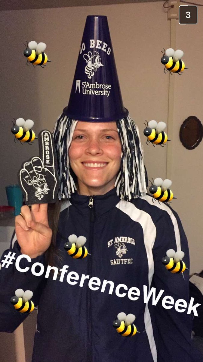 SAUTFXC's tweet photo. The excitement is real... #CCACTF Championships start today! #GoBees https://t.co/TwT0oDqizw