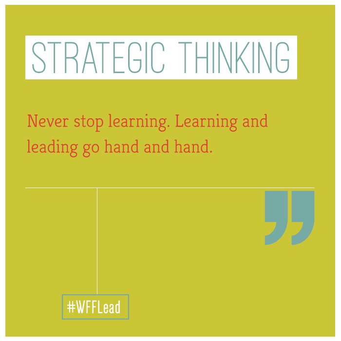 WFFHQ's tweet photo. WFFLead Pro-Tip : Never stop learning. Learning and leading go hand and hand. https://t.co/3oBMAFDTqn