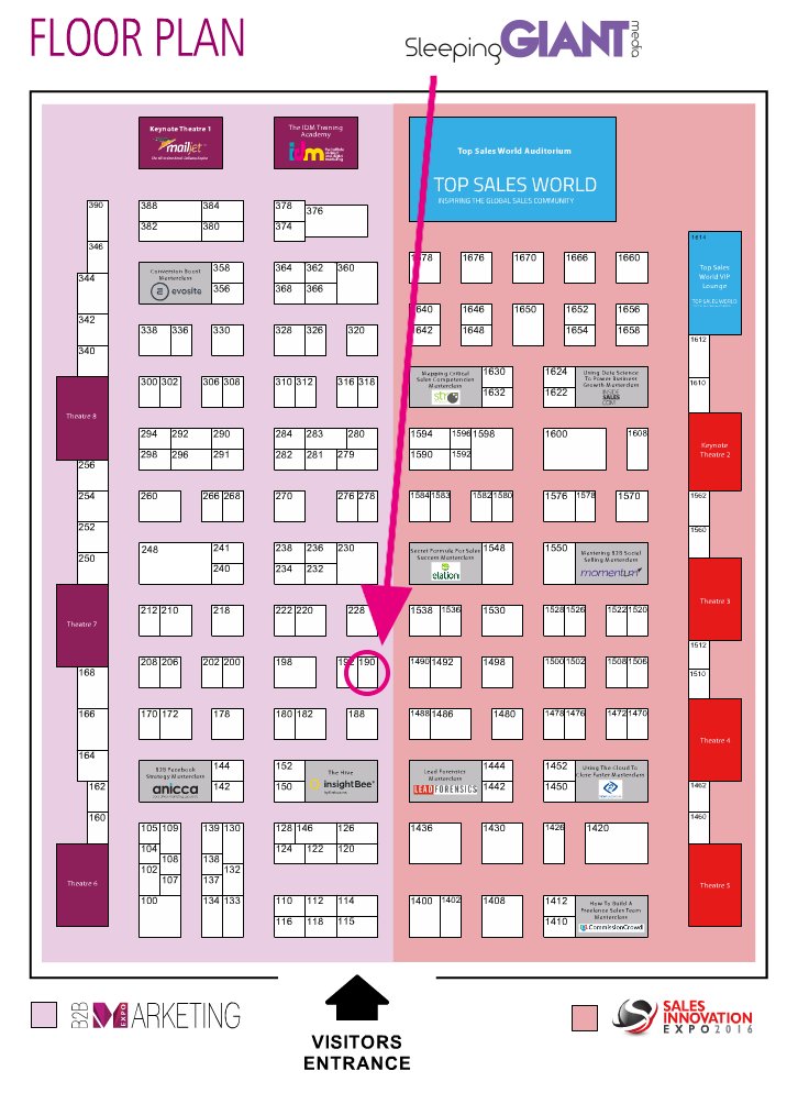 SleepingGiantM's tweet photo. Make sure you come and say hello to our #GIANTS at the #B2BUK @B2BMarketingUK https://t.co/k6yhW5XMg8