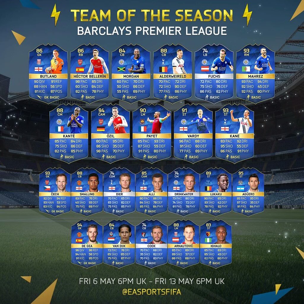 whosbetter0's tweet image. For you fifa players which of these bpl tots would you most like in your current ultimate team. (only one)