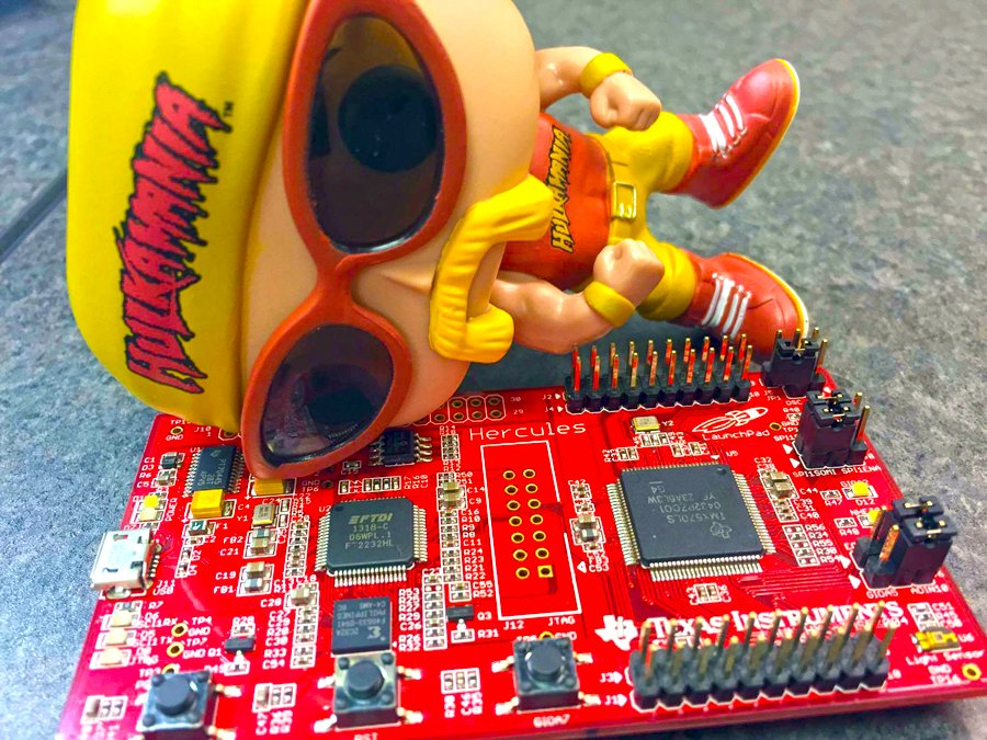 NeedSampleCode's tweet photo. How meta... it's #HalCoGen hanging out w/ Hercules LaunchPad Kit TMS570LS04x/03x #LaunchPadParty https://t.co/R0GCUGyEnH