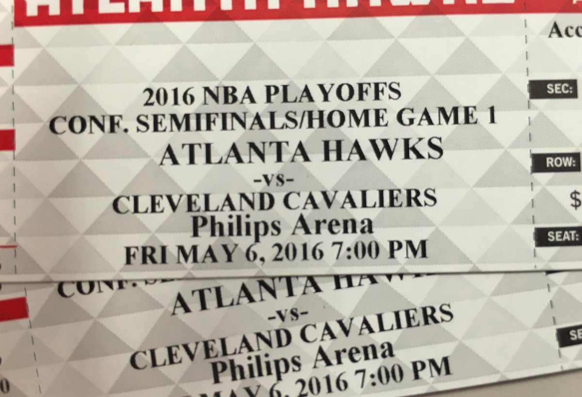 ATLHawks's tweet photo. Today's #FreebieFriday: A pair of tickets to Game 3 tonight vs. the Cavs! RETWEET to enter to win them. https://t.co/6zOu4rFDW2