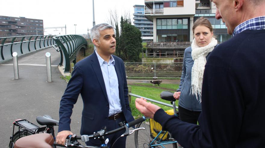 roadcc's tweet photo. What does Sadiq Khan's victory mean for London's cyclists? https://t.co/bEFG8Re2SP #cycling https://t.co/t4zVOqjf7R