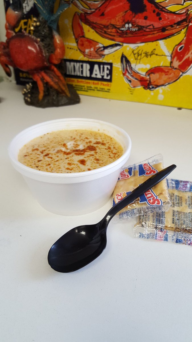 bnbseafood's tweet photo. Warm up today with our freshly made Cream of Crab soup. https://t.co/XRPWtWnSyC