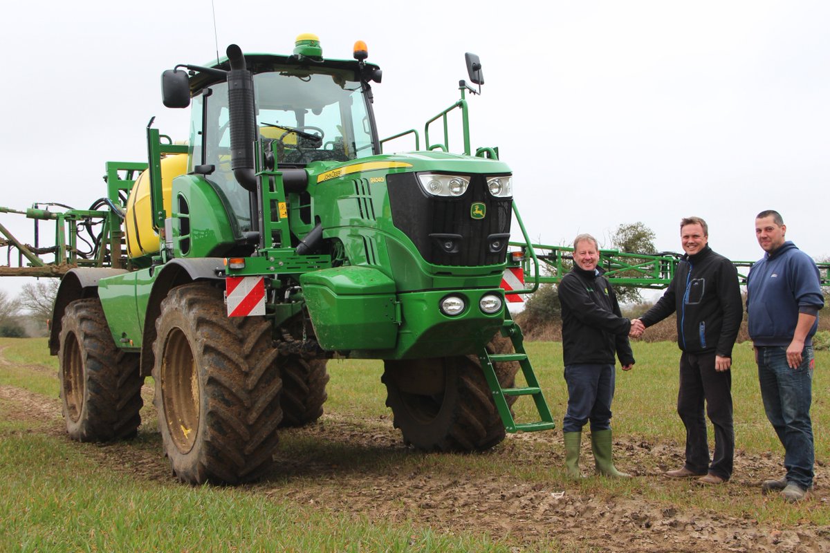 BenBurgessAg's tweet photo. An R4040i sale marks the 150th @JohnDeere sprayer sold by Ben Burgess... Read more at https://t.co/aJqAV7U8nO https://t.co/D6ijqKIwTN