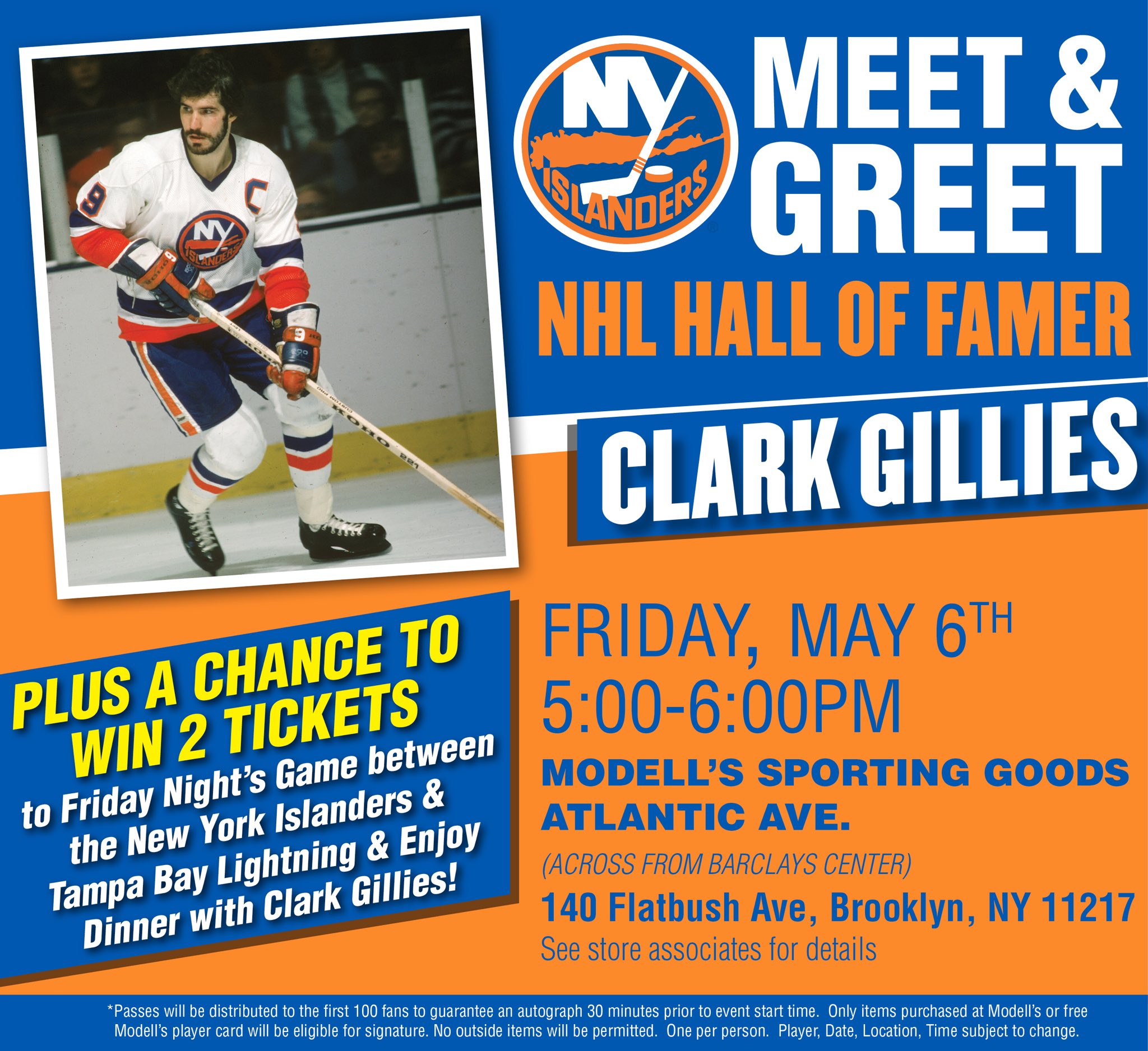 Clark Gillies New York Islanders 