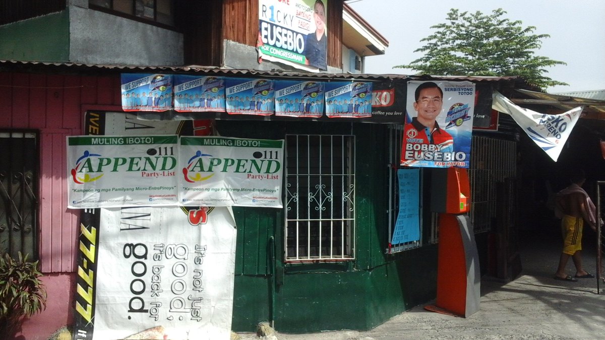 APPENDPartyList's tweet photo. Spotted: Manggahan, Pasig City. #KadikitKoKadikitMo #Imarka111SaBalota #IbalikMuliSaKongreso #TunayNaPartyList https://t.co/e16vniPme6
