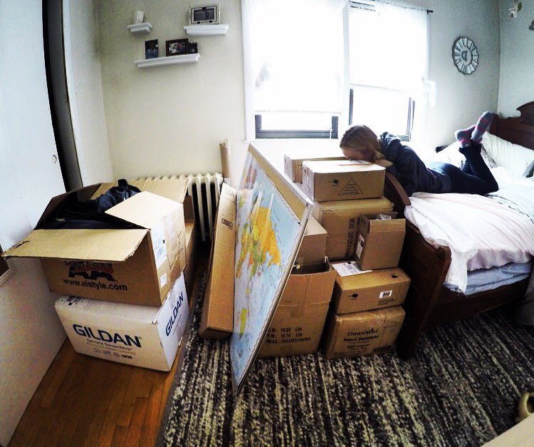 OneBeadProject's tweet photo. Oh no, we lost the intern. #onebead #hq #growingpains https://t.co/eWQeABOuE1