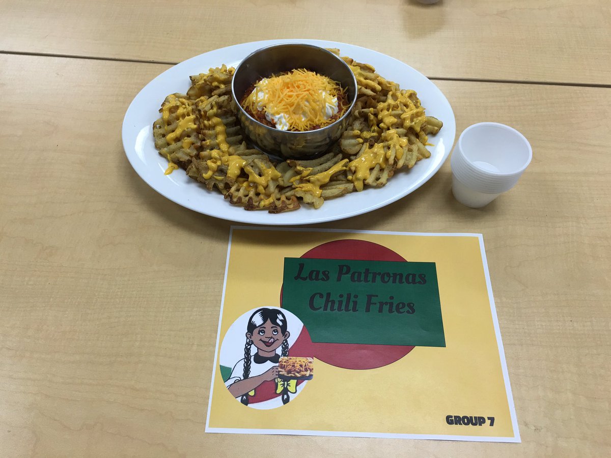 LHS_MrsJeske's tweet image. Just some of the g8 #ChiliChallenge dishes! TY to all of the judges! #LeydenPride #CulinaryBasics