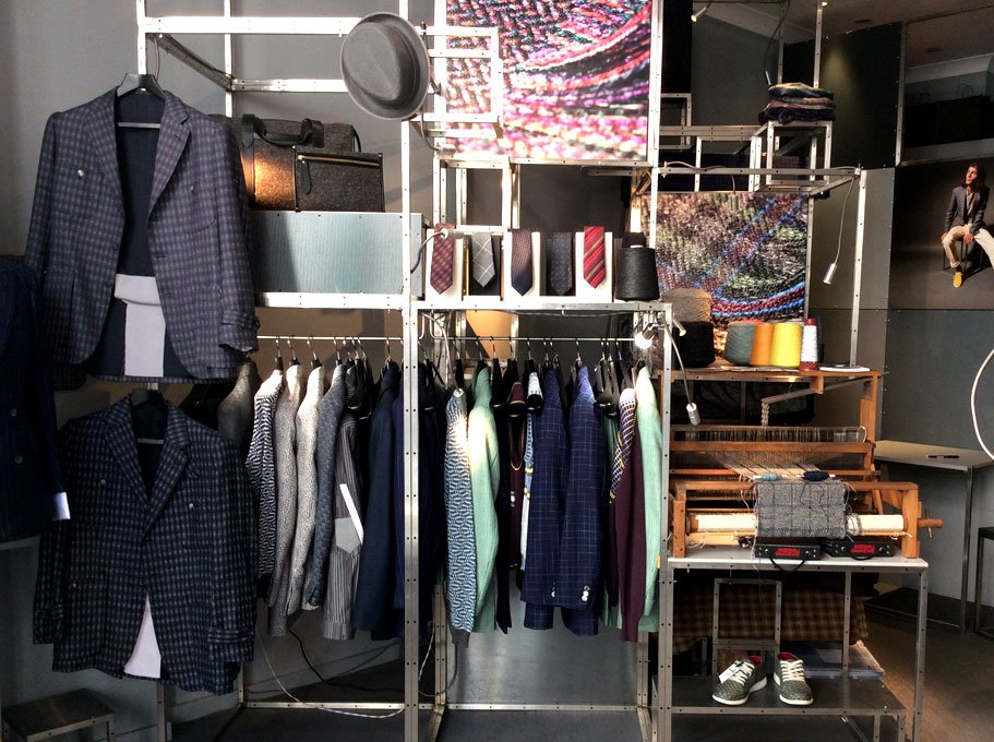 The display at <a href="/dashingtweeds/">Dashing Tweeds</a> today. You can pop down tomorrow for a look bit.ly/LCW1-095 #LCW2016