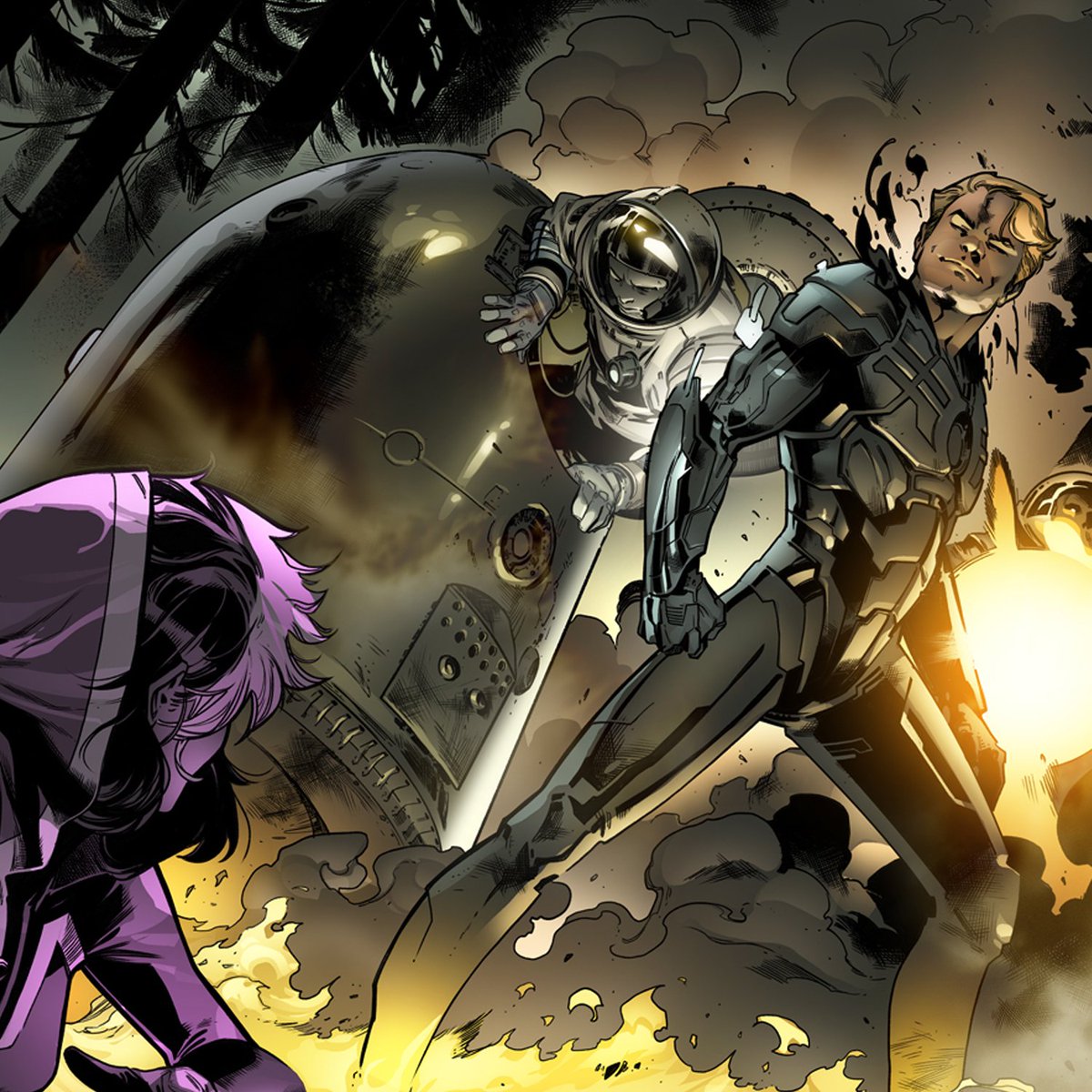 BenJMorse's tweet photo. I spoke to @GerryDuggan about all things Uncanny #Avengers and showed off @PepeLarraz art: https://t.co/fD0sh6NZs2 https://t.co/ctqGkCU6Gm