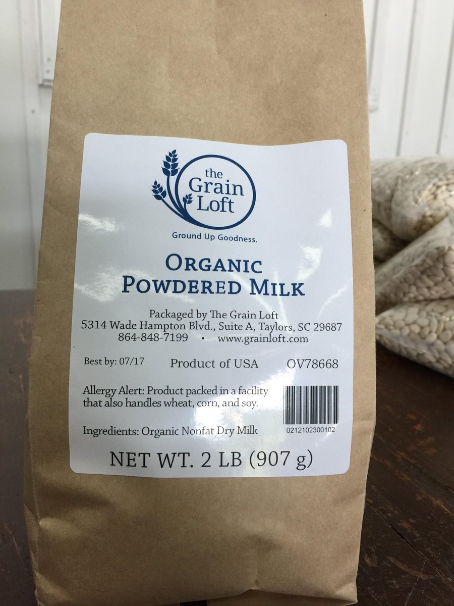 Our #Organic Powdered Milk is great for cooking at home or while you're out and about - like your next camping trip.